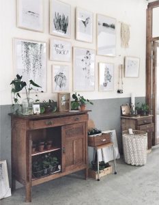 vintage stílusú szoba