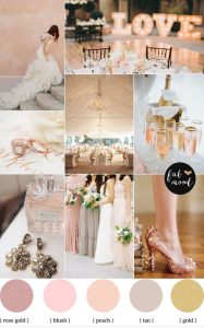 rose gold esküvő