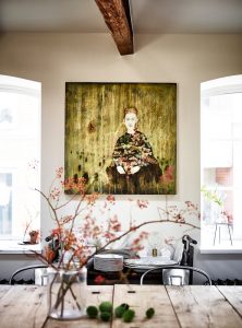 rusztikus szobarészlet